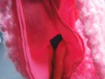 10 inch bl pink knit dress c